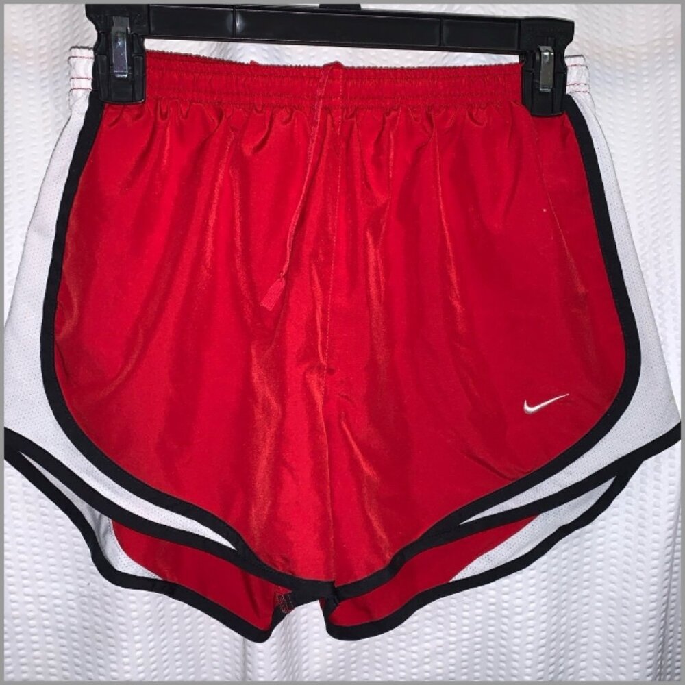 (SOLD MERCARI) Nike Dri-Fit Women’s Shorts - Red/Black/White - Size M